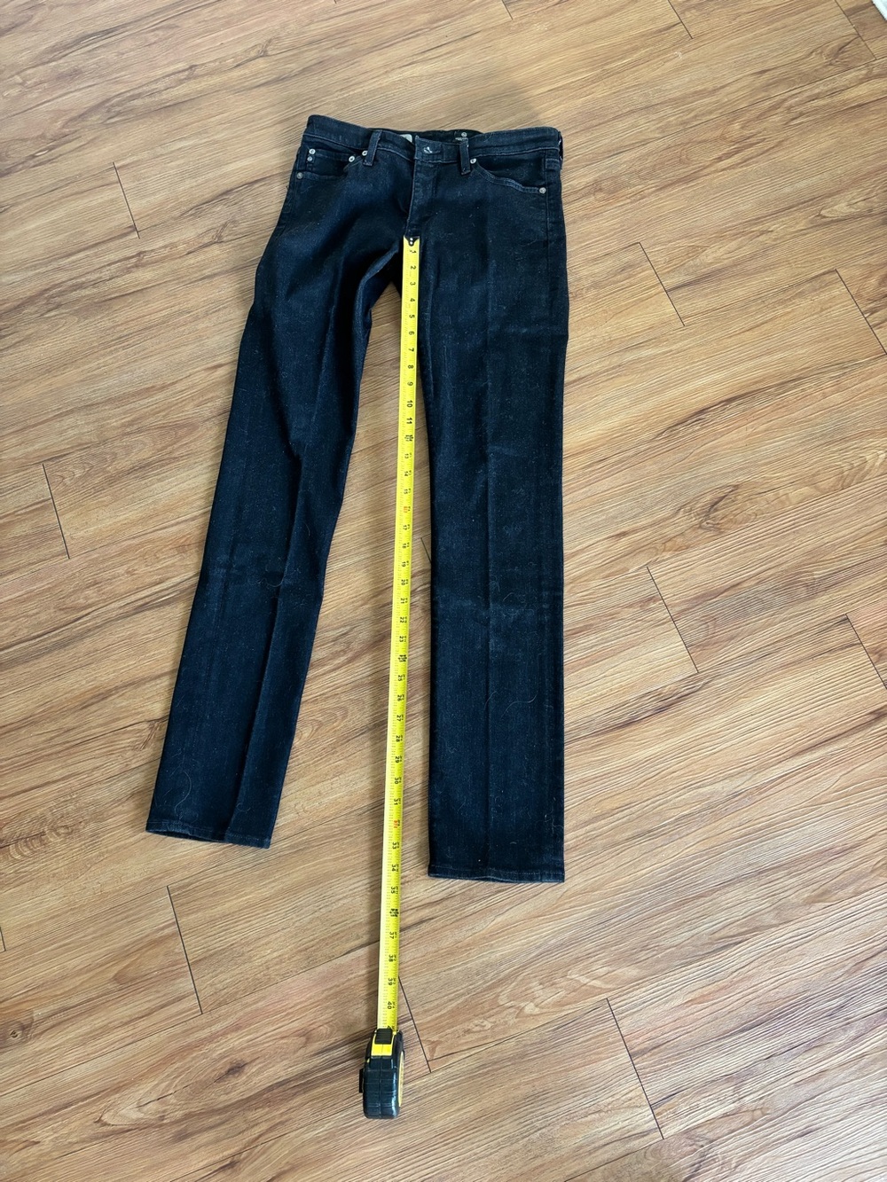 AG Adriano Goldschmied woman’s Black Slim Straight Jeans